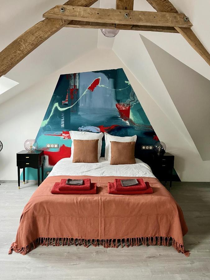 Les Bobos A La Ferme Bed & Breakfast La Madelaine-sous-Montreuil Exterior foto