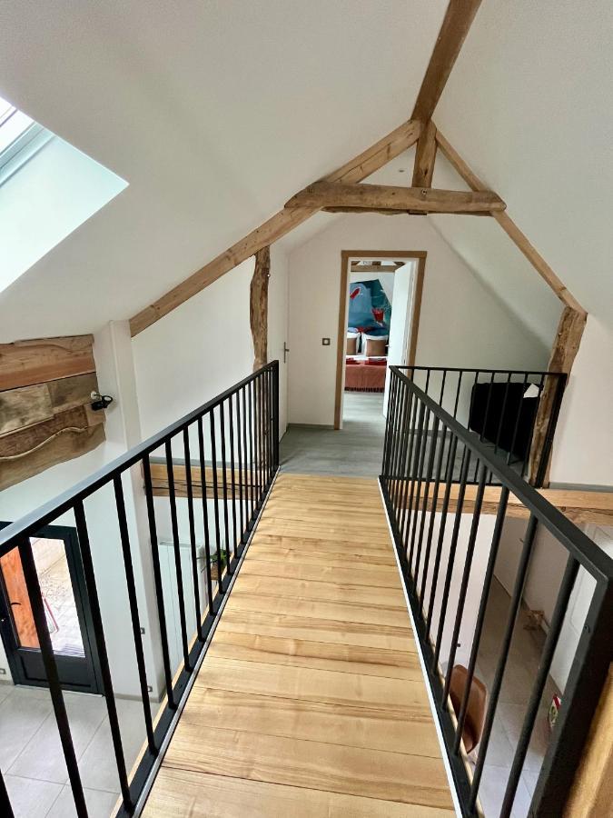 Les Bobos A La Ferme Bed & Breakfast La Madelaine-sous-Montreuil Exterior foto